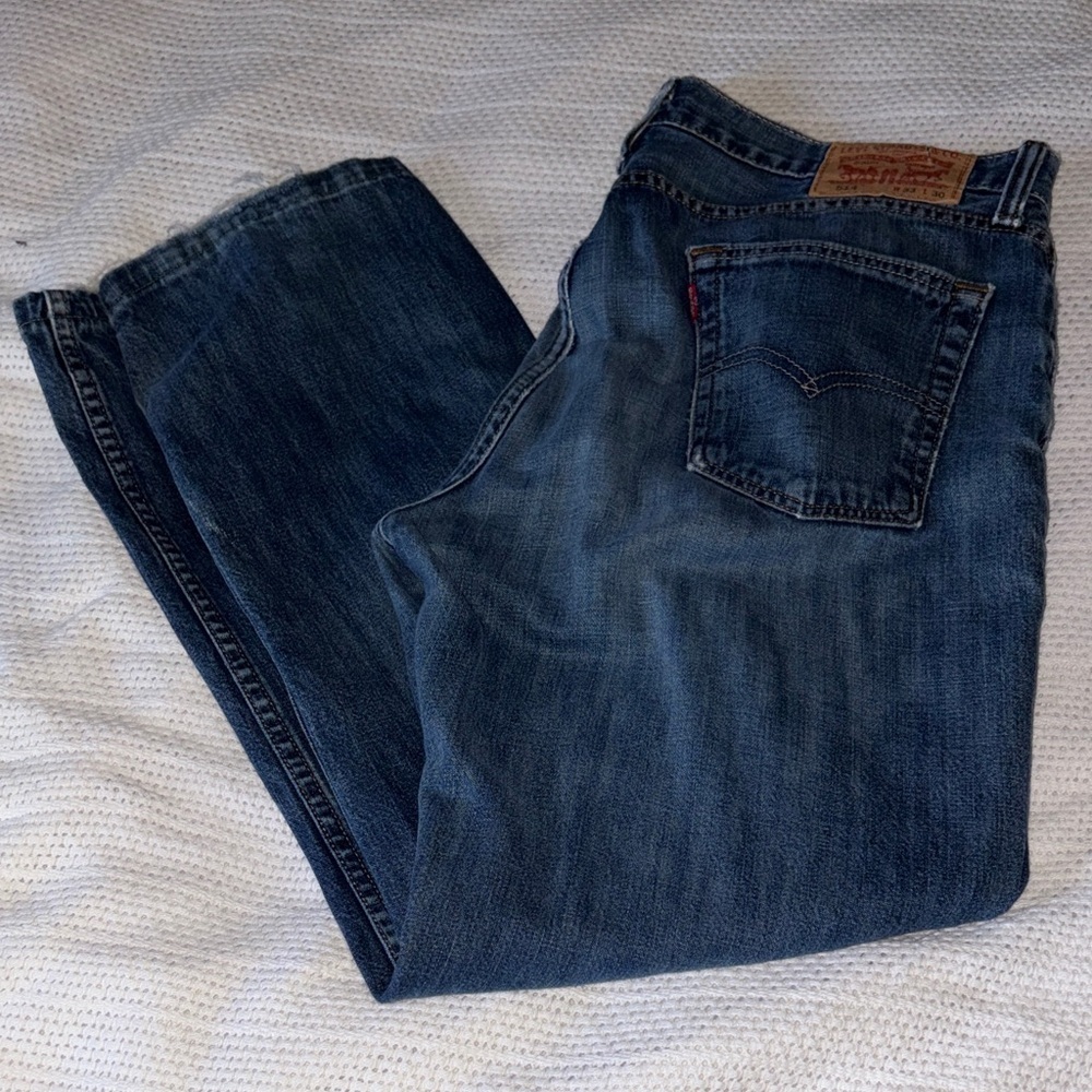 514 Levi's Men's Dark Indigo Straight Jeans